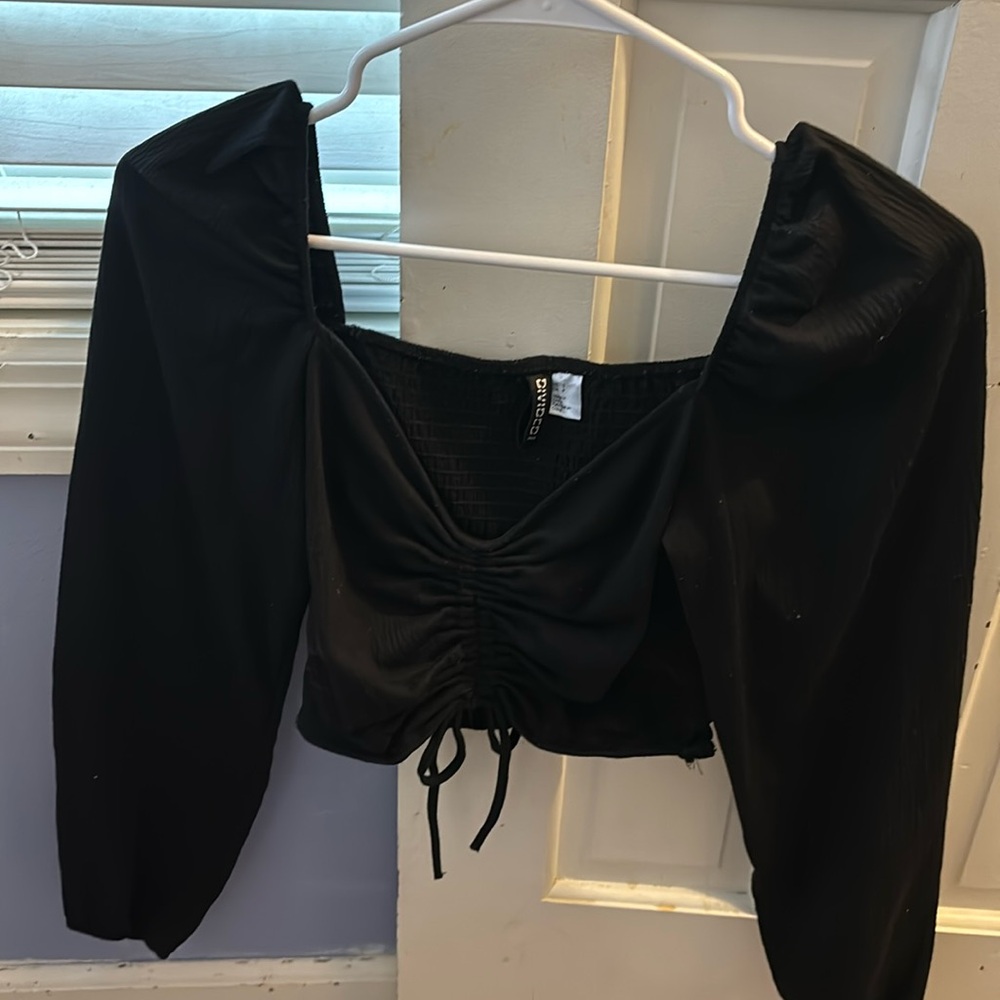 Black long sleeve shirt